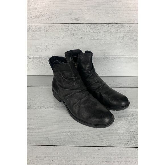 Sofft Women's Size 7.5 EUR 38.5 Black Leather Beckie Zipper Booties Shoes Boots - Picture 10 of 15
